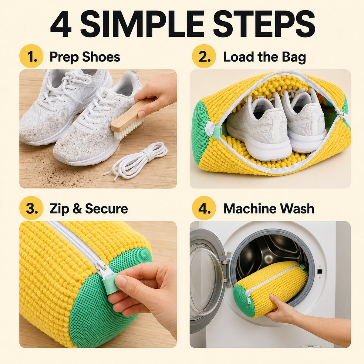 🔥Lasy day 50% OFF-🔥Laundry Shoe Washing Bag for Washing Machine