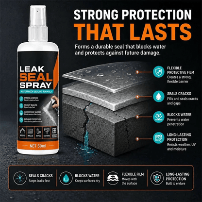 ⏳ FINAL 24 HOURS · 50% OFF💧 Leak Repair Sealing Spray – Cover Small Cracks Without Mixing