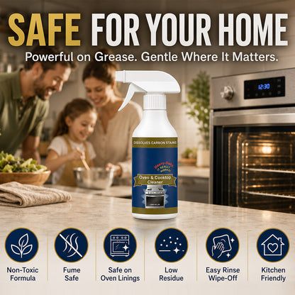 ⏳ FINAL 24 HOURS · 50% OFF🔥 Oven & Cooktop Cleaner Spray – Cut Through Burnt-On Grease