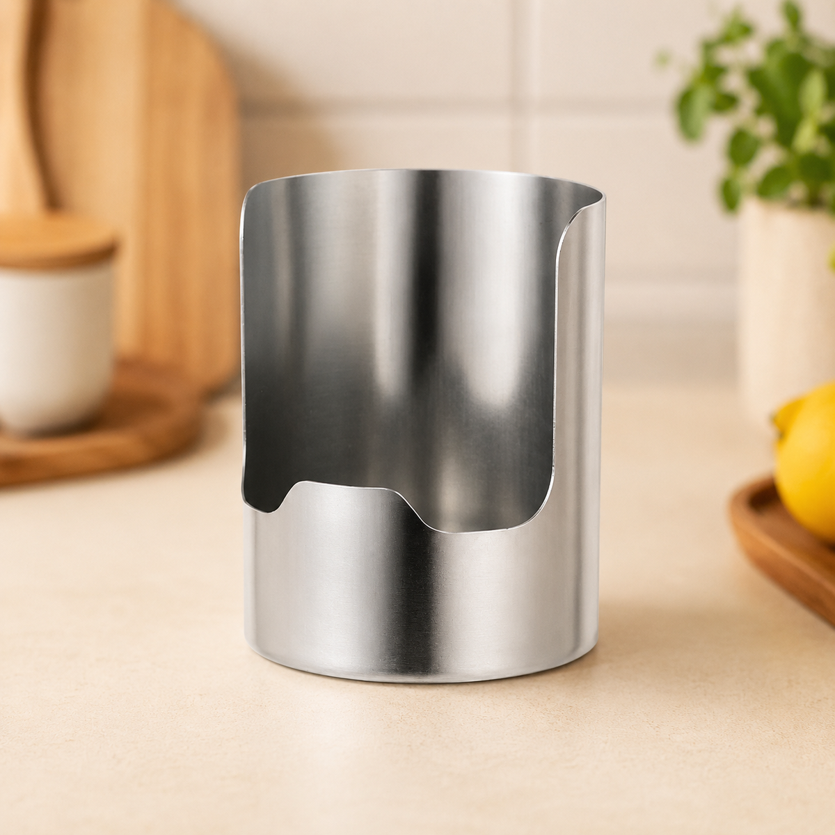 🔥Thickened Stainless Steel Utensil Organizer, Rust Resistant Easy to Clean