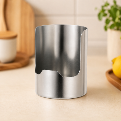 🔥Thickened Stainless Steel Utensil Organizer, Rust Resistant Easy to Clean