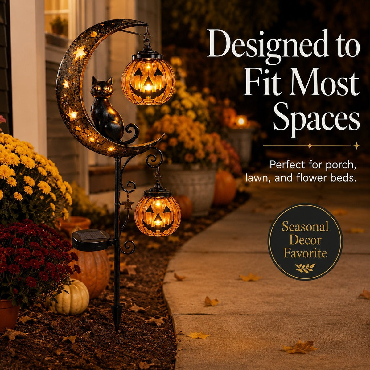 Dobryla®🎃 Halloween Early Bird Sale | 50% OFF Pumpkin Moon Garden Stake Light