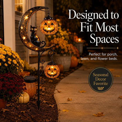 Dobryla®🎃 Halloween Early Bird Sale | 50% OFF Pumpkin Moon Garden Stake Light