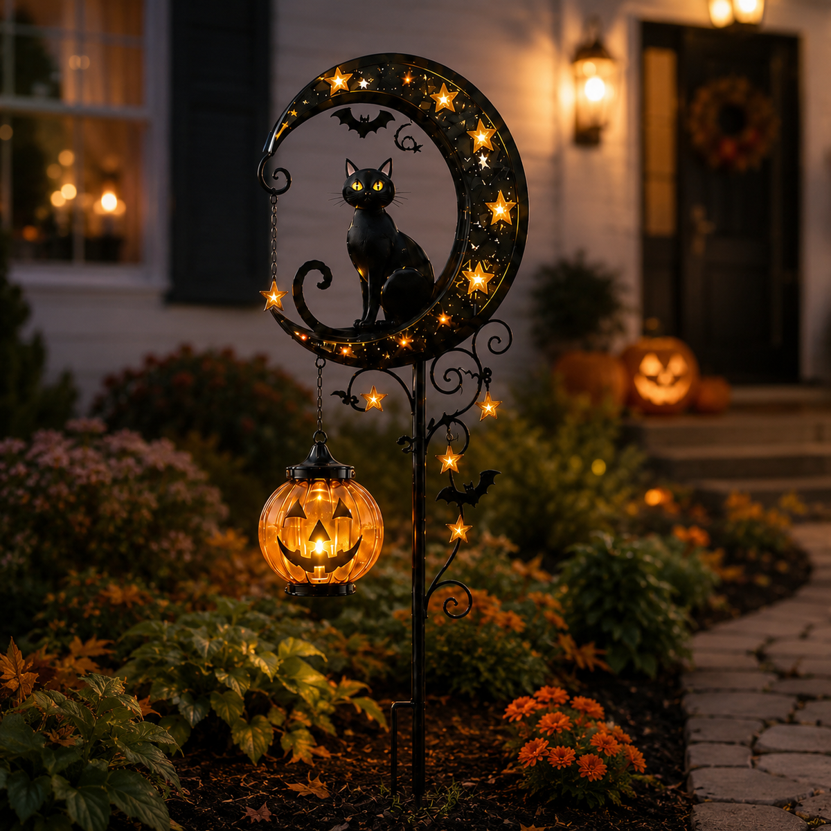 Dobryla®🎃 Halloween Early Bird Sale | 50% OFF Pumpkin Moon Garden Stake Light