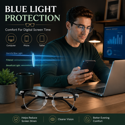 ⏳ FINAL 24 HOURS · 50% OFF👓Ultra Light Anti Blue Presbyopic Glasses