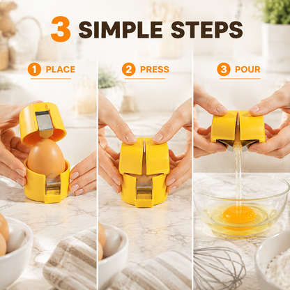 ⏳ FINAL 24 HOURS · 50% OFF🥚 Quick Egg Cracker Tool – Cleaner Easier Egg Opening