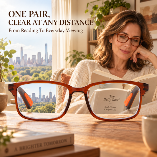 Dropavira® Clear Vision Blue Light Reading Glasses