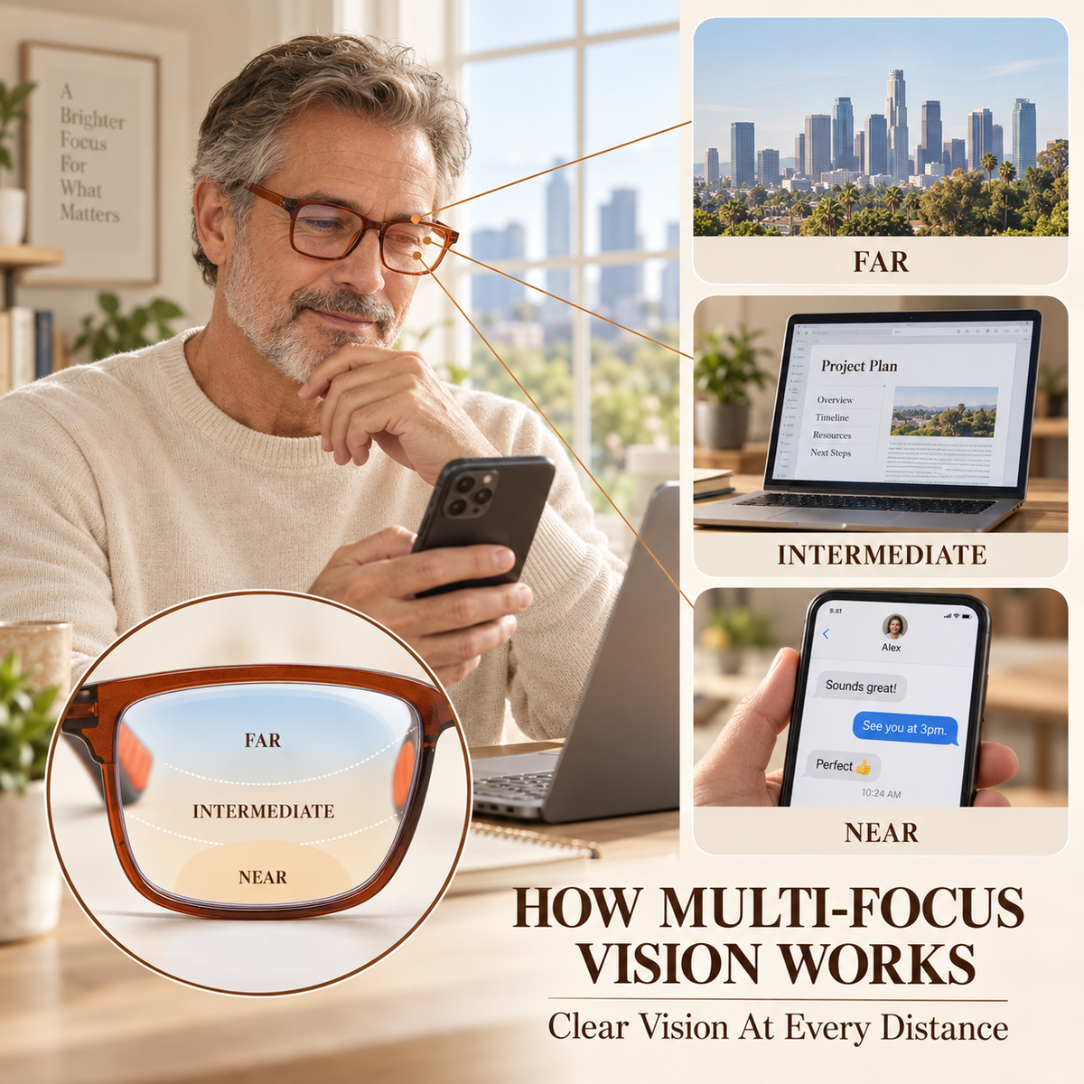 Dropavira® Clear Vision Blue Light Reading Glasses upsell