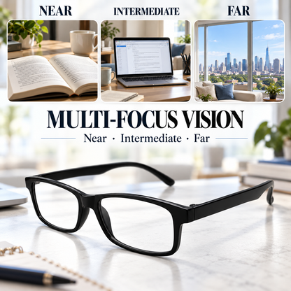 👓 FocusPro Multi-Focus Blue Light Reading Glasses