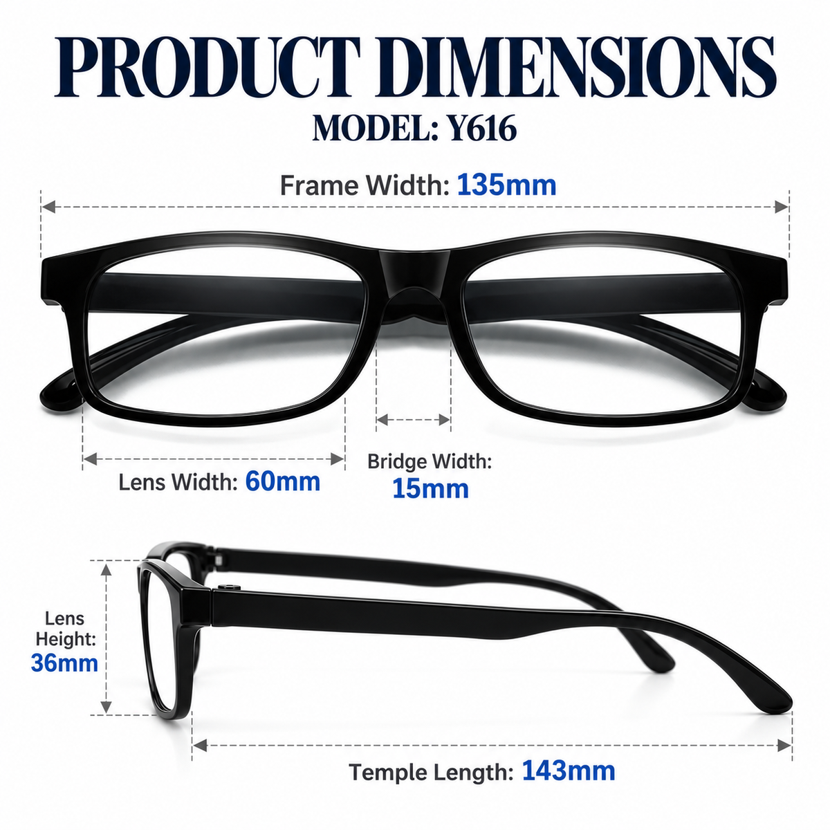 👓 FocusPro Multi-Focus Blue Light Reading Glasses