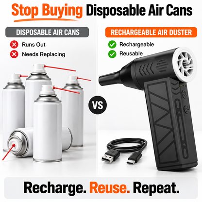 🌪️ 2-In-1 Electric Air Duster & Vacuum Cleaner