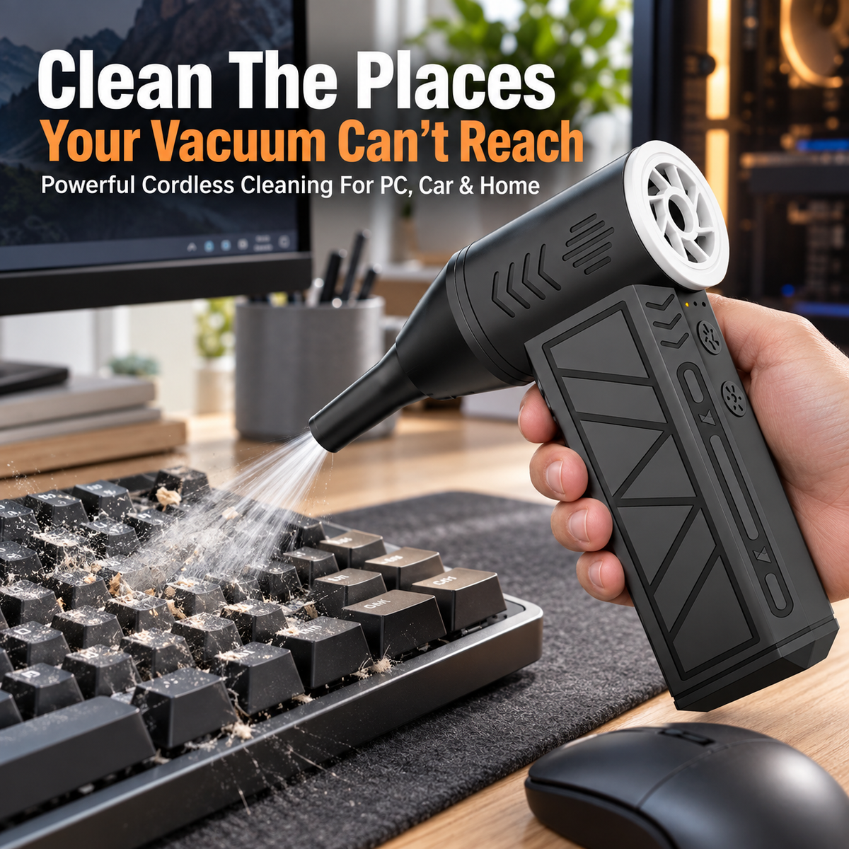 🌪️ 2-In-1 Electric Air Duster & Vacuum Cleaner