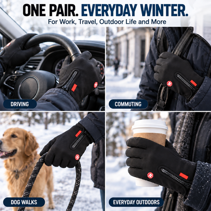🧤 Warm Waterproof Touchscreen Gloves For Work & Outdoor Use
