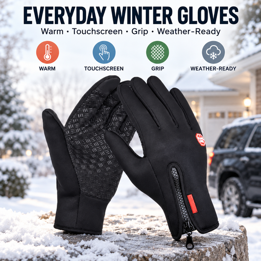 🧤 Warm Waterproof Touchscreen Gloves For Work & Outdoor Use