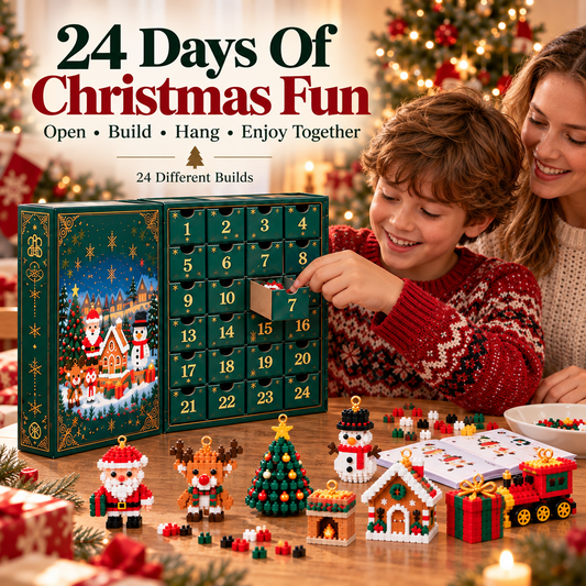 🎅 Christmas Countdown Brick Building Advent Calendar For Families