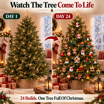 🎅 Christmas Countdown Brick Building Advent Calendar For Families