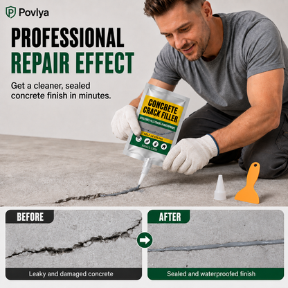 🏠 ✨LAST DAY 50% OFF ✨Waterproof Concrete Crack Filler for Indoor & Outdoor Use