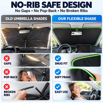 ⏳ FINAL 24 HOURS · 50% OFF🚗Portable Heat-Insulating Vehicle Sunshade, Upgraded Thickened Front Window Sun Shade
