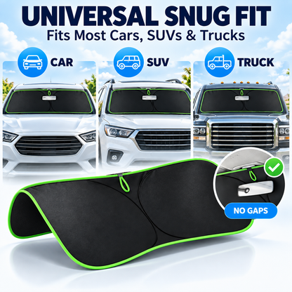 🔥LAST DAY 50% OFF ✨ Portable Heat-Insulating Vehicle Sunshade, Upgraded Thickened Front Window Sun Shade