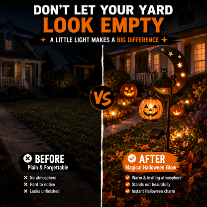 Dobryla®🎃 Halloween Early Bird Sale | 50% OFF Pumpkin Moon Garden Stake Light