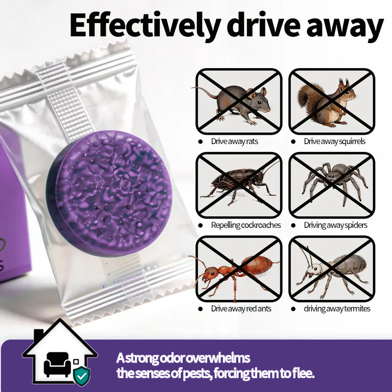 🐭12-Pack Rodent Repellent Balls for Home Kitchen – 🌿 A SCENT BARRIER THEY DON’T WANT TO STICK AROUND