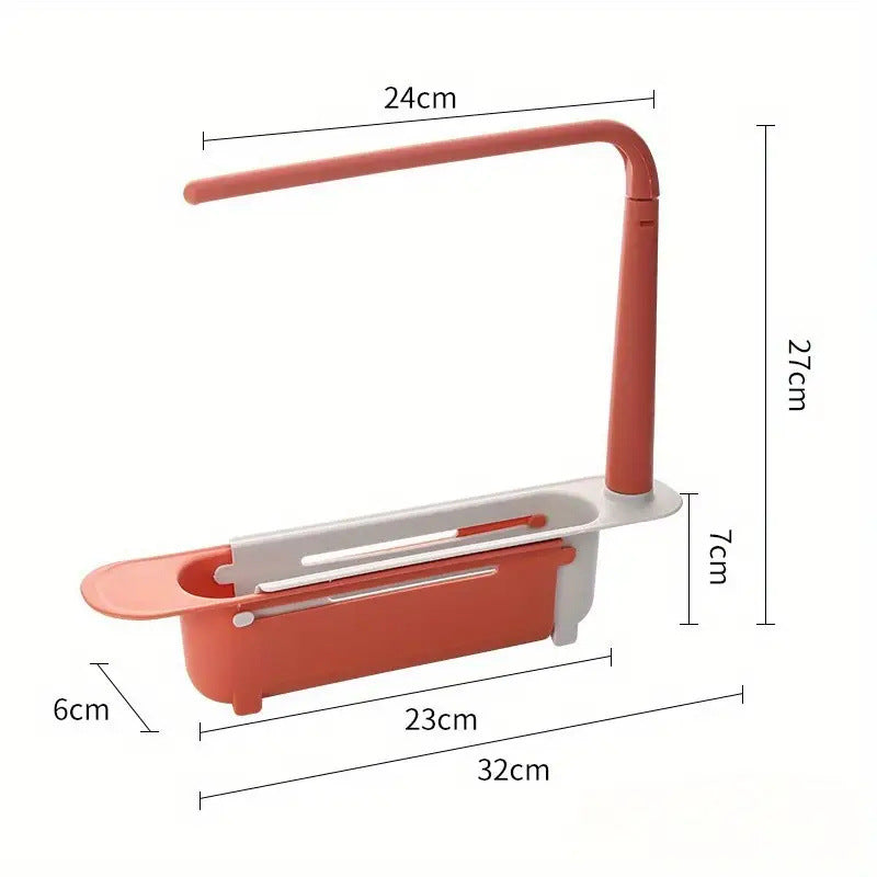 ⏳ FINAL 24 HOURS · 50% OFF✨ Updated Telescopic Sink Storage Rack
