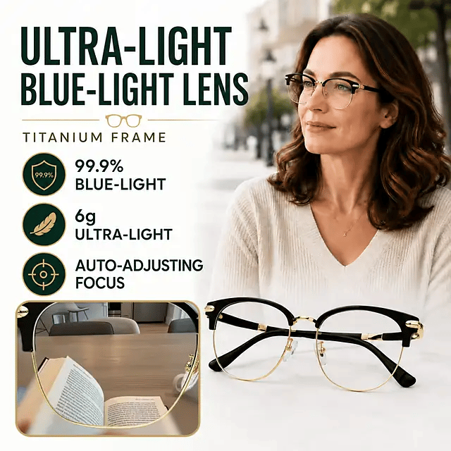 Dropavira® Ultra Light Anti Blue Presbyopic Glasses