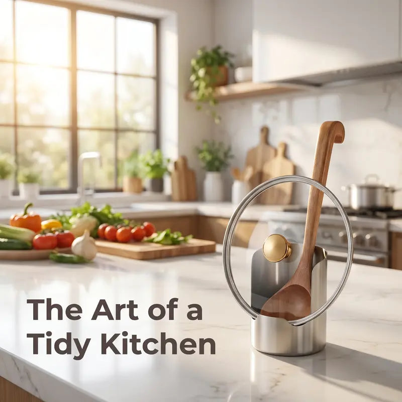 ✨LAST DAY 70% OFF ✨Thickened Stainless Steel Utensil Organizer, Rust Resistant Easy to Clean