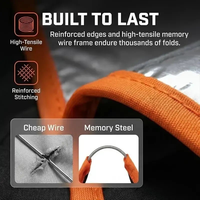 🔥LAST DAY 50% OFF ✨ Portable Heat-Insulating Vehicle Sunshade, Upgraded Thickened Front Window Sun Shade
