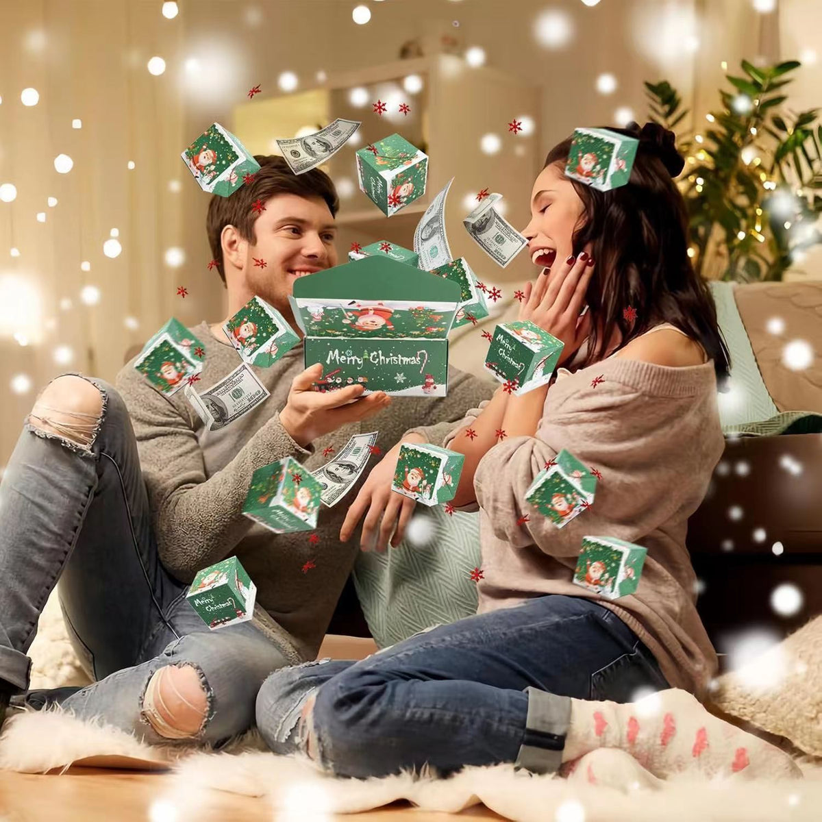 🎁 Surprise Cash Gift Box With Pop-Up Celebration Design