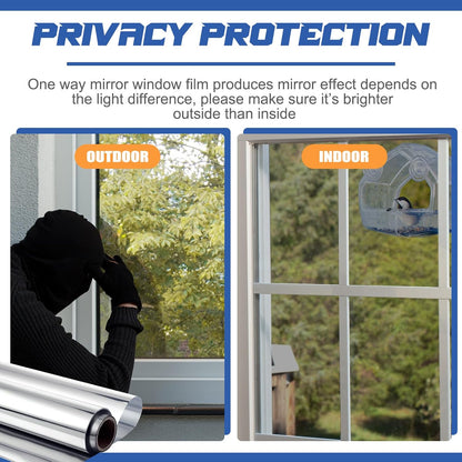 ⏳ FINAL 24 HOURS · 50% OFF✨One-Way Mirror Window Film – Heat Control & UV Protection