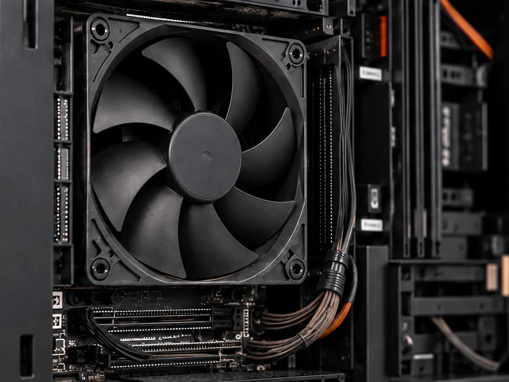 Clean computer fan