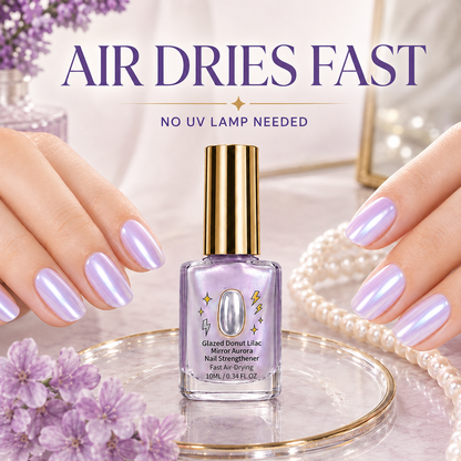 Dropavira® Lilac Glossy Mirror Nail Strengthener