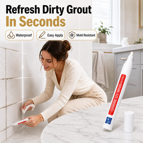✨Anti-mould and waterproof joint pen for ceramic tiles