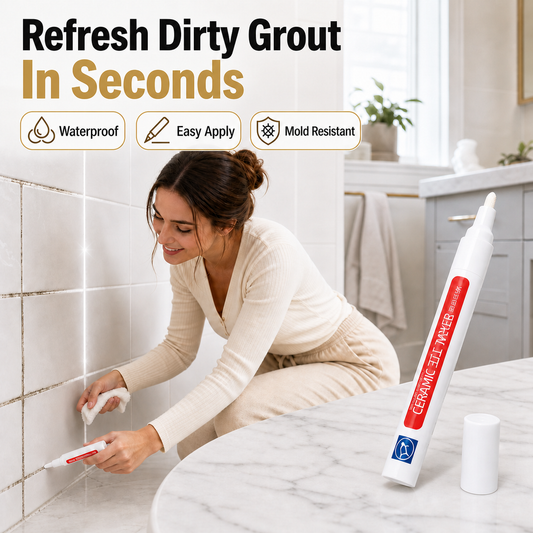 ✨Anti-mould and waterproof joint pen for ceramic tiles