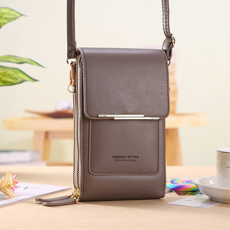 Dobryla®💞LAST DAY 50% OFF ✨👜📱Simple and elegant women's touchscreen crossbody phone wallet