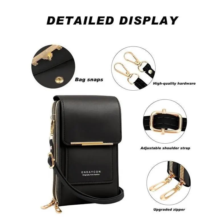 Dobryla®💞LAST DAY 50% OFF ✨👜📱Simple and elegant women's touchscreen crossbody phone wallet