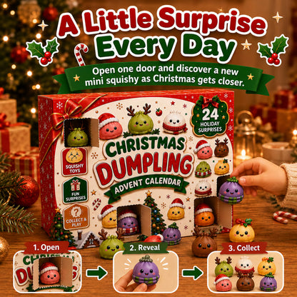 🎄 24 Days of Squishy Surprises Christmas Advent Calendar