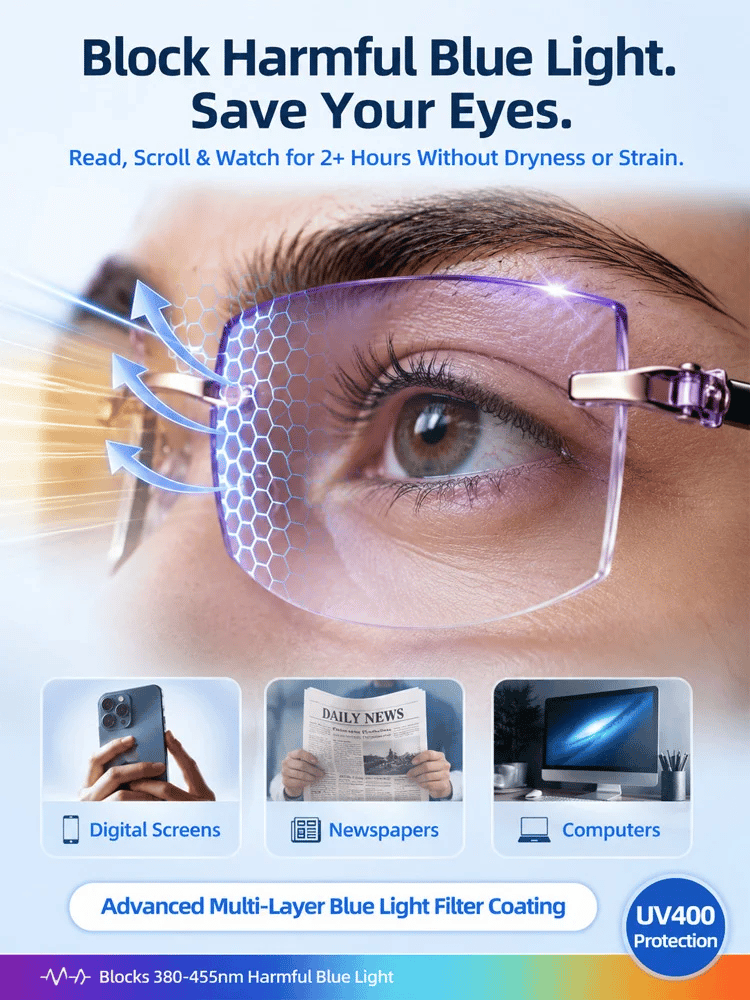 ⏳LAST DAY 50% OFF ✨[Regain Your Youthful Vision] Smart Zoom Diamond-Cut Reading Glasses