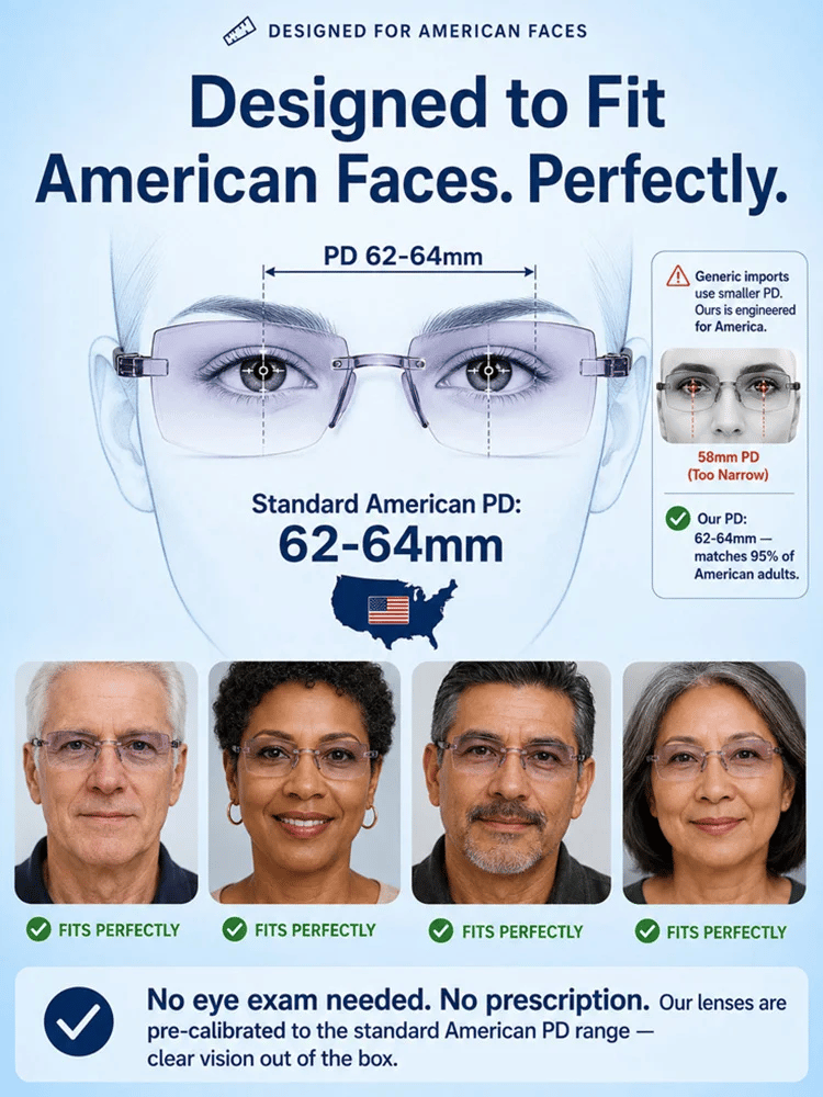 🔥LAST DAY 50% OFF ✨[Regain Your Youthful Vision] Smart Zoom Diamond-Cut Reading Glasses