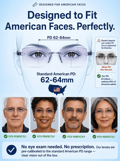 ⏳LAST DAY 50% OFF ✨[Regain Your Youthful Vision] Smart Zoom Diamond-Cut Reading Glasses