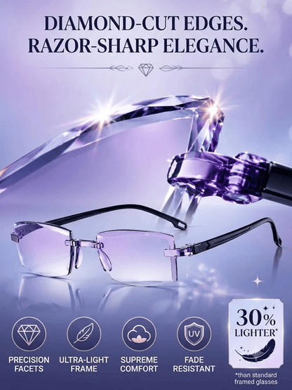 ⏳LAST DAY 50% OFF ✨[Regain Your Youthful Vision] Smart Zoom Diamond-Cut Reading Glasses