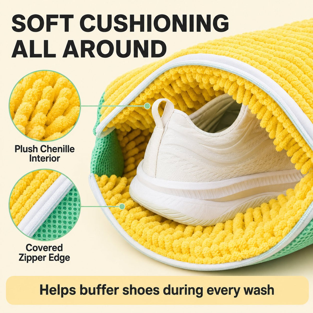 🔥Lasy day 50% OFF-🔥Laundry Shoe Washing Bag for Washing Machine