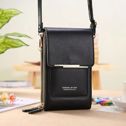 Dobryla®💞LAST DAY 50% OFF ✨👜📱Simple and elegant women's touchscreen crossbody phone wallet