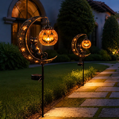 Dobryla®🎃 Halloween Early Bird Sale | 50% OFF Pumpkin Moon Garden Stake Light