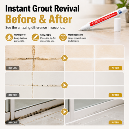 ✨Anti-mould and waterproof joint pen for ceramic tiles