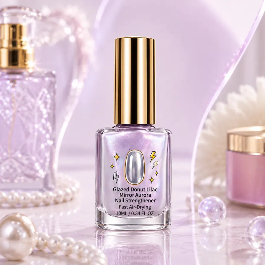 ⏳ FINAL 24 HOURS · 50% OFF💅Lilac Glossy Mirror Nail Strengthener