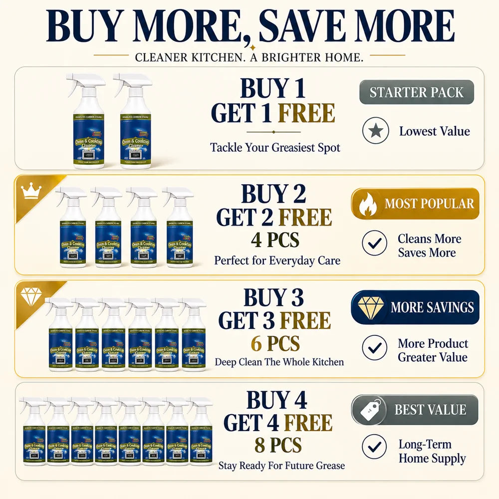 Buy more save more oven and cooktop cleaner bundle options
