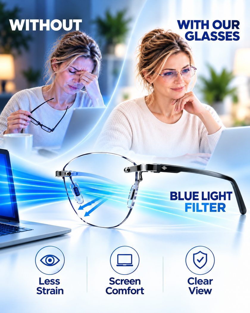 Blue light filtering glasses comparison for screen eye comfort