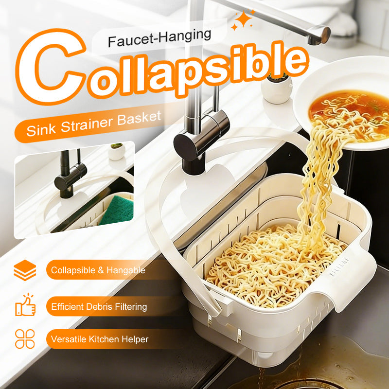 🔥💓LAST DAY 50% OFF ✨Fold-Flat Space-Saving Sink Strainer